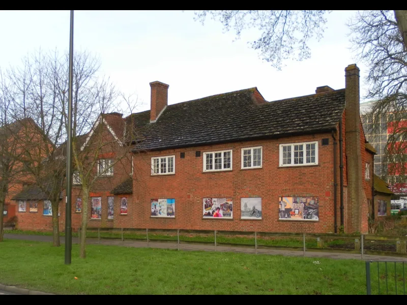 Tree House on Crawley High Street, the medieval hall-house that now holds Crawley Museum