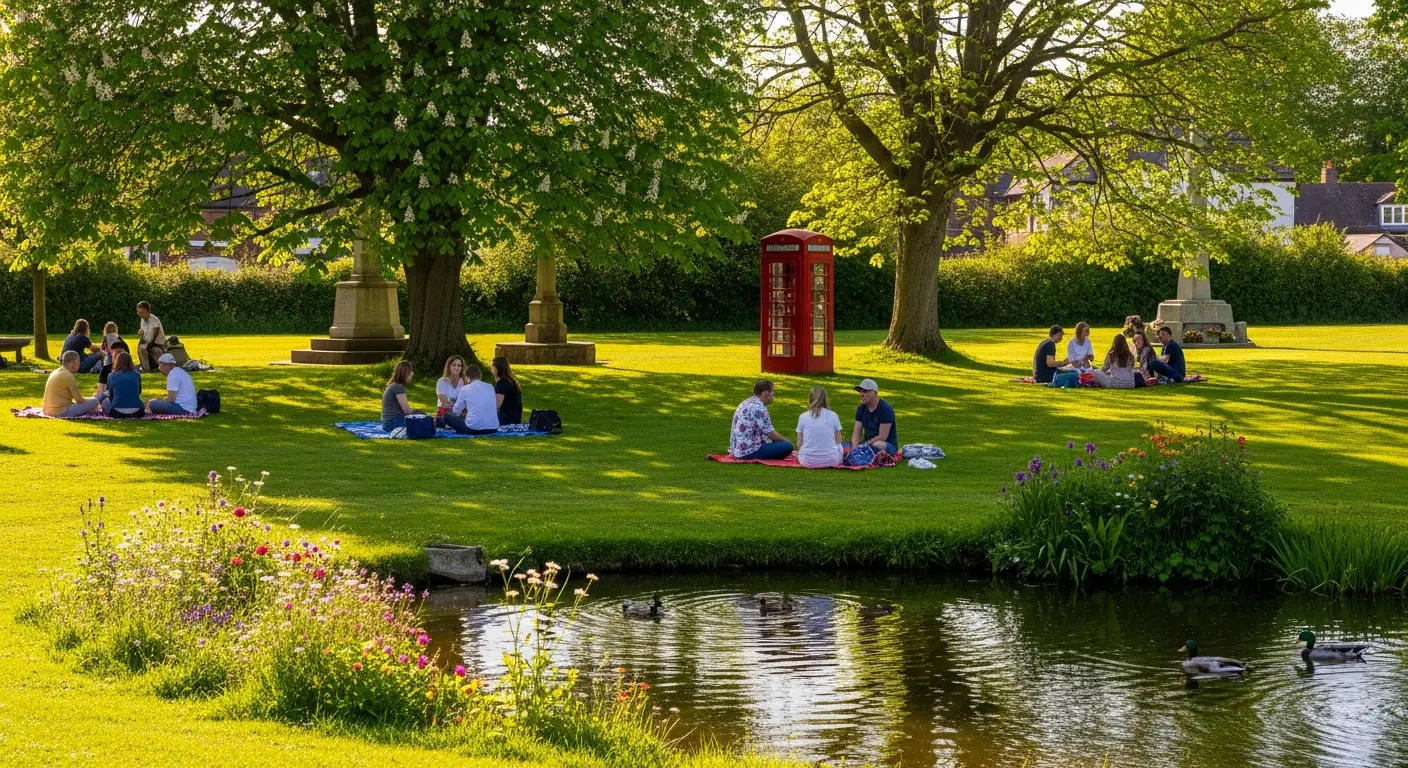 A colourful kite flying above a grassy clifftop with the English Channel and chalk cliffs in the distance